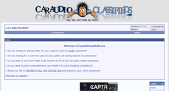 Desktop Screenshot of caraudioclassifieds.org